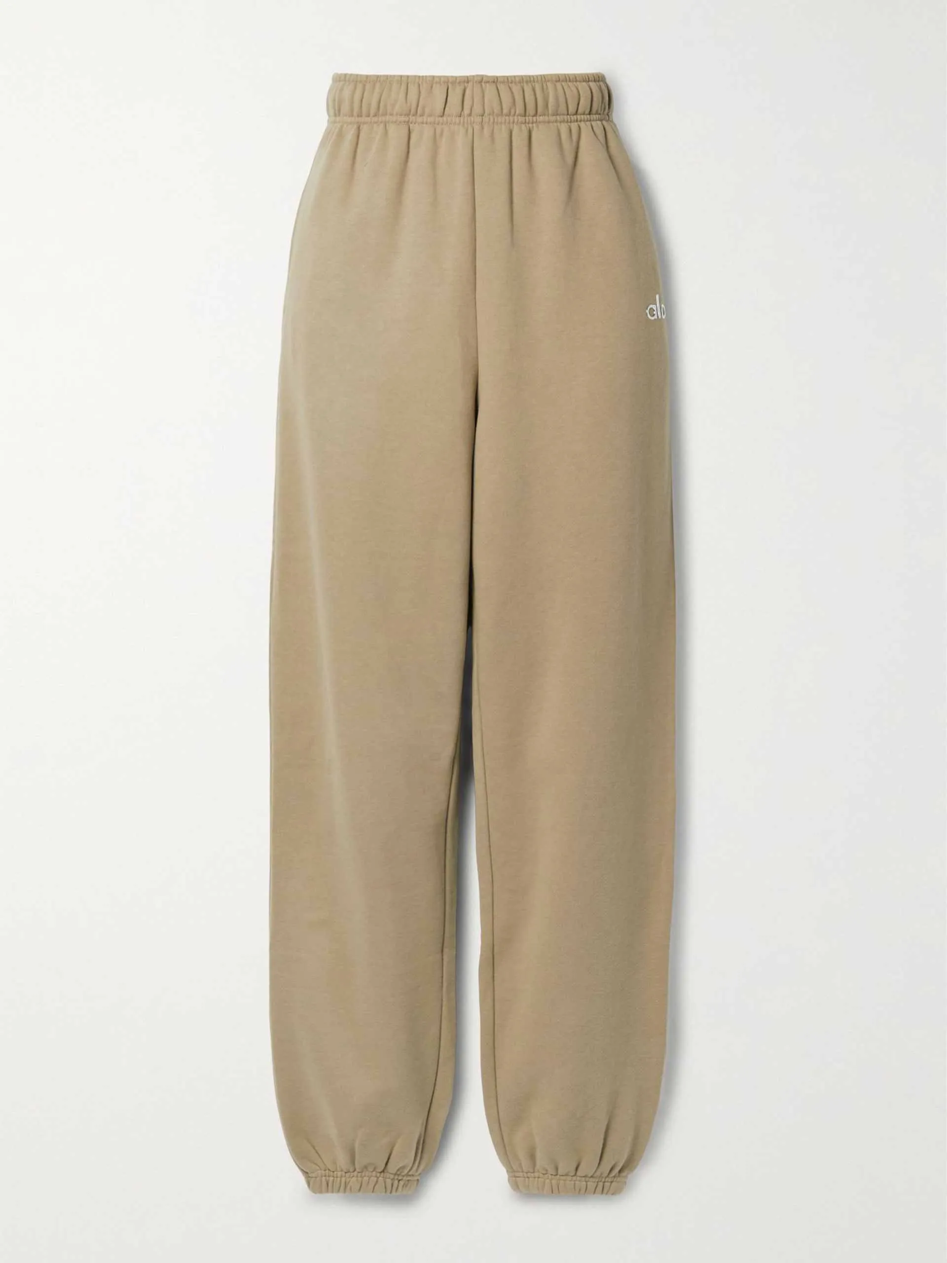 Accolade embellished cotton-blend jersey sweatpants