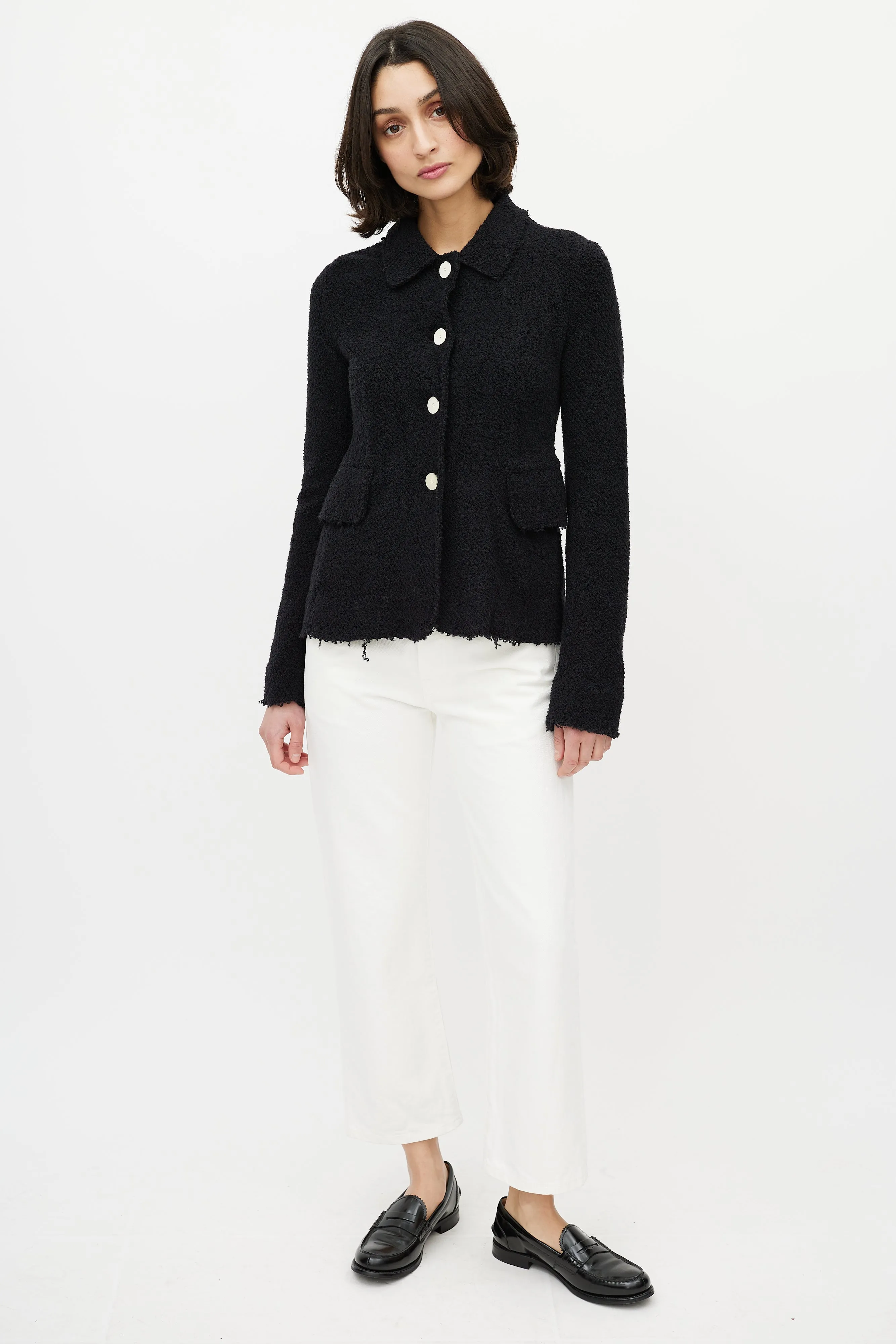 Black Boucle Annica Jacket