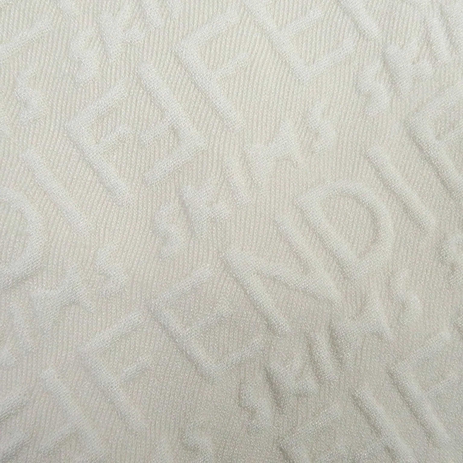Fendi Embossed Logo High Neck Knit Dress Ivory 36