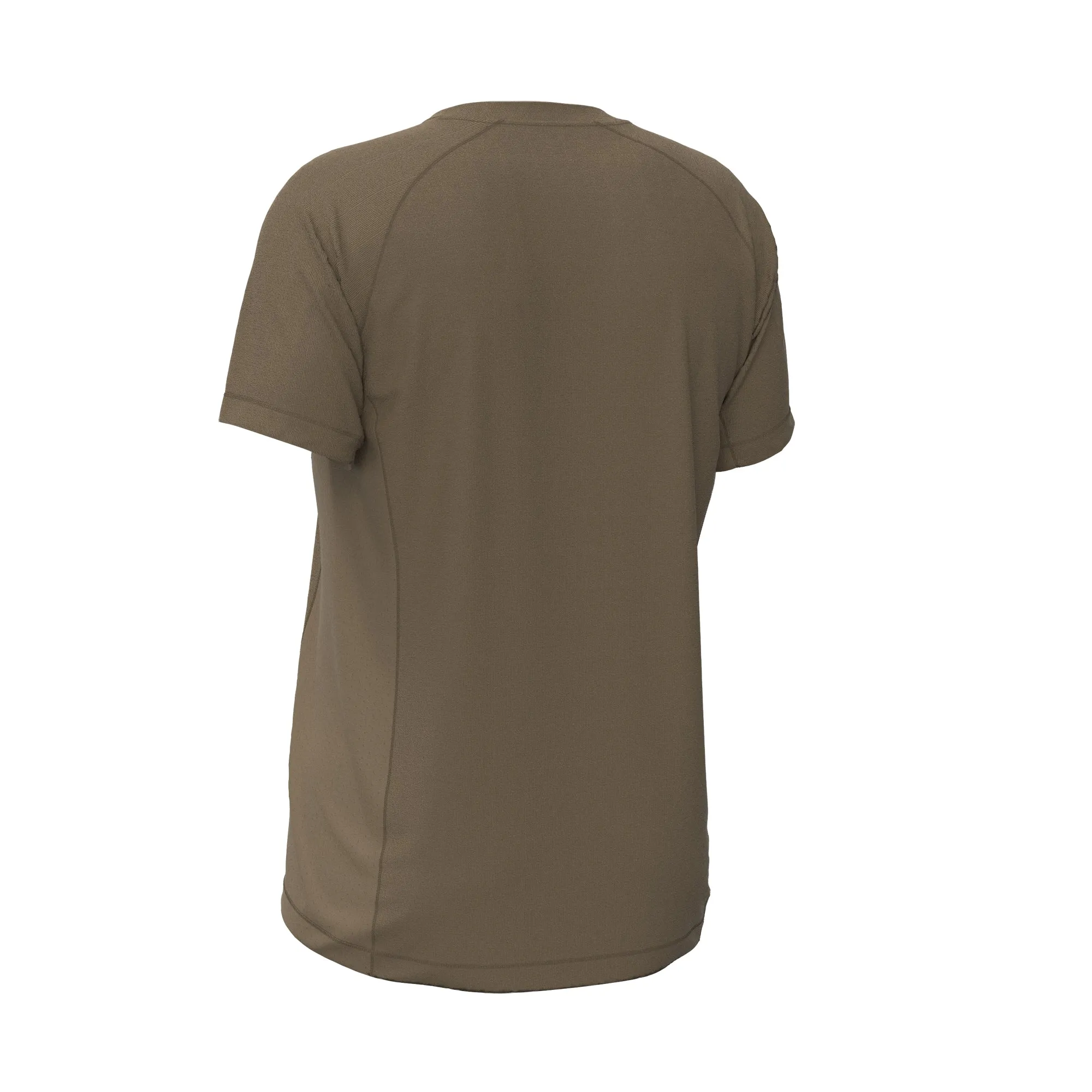 FXR Mens Attack UPF T-Shirt Canvas Brown