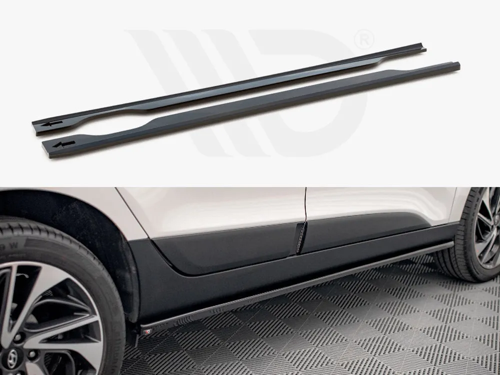 Maxton Design - SIDE SKIRTS DIFFUSERS HYUNDAI IX35 MK1