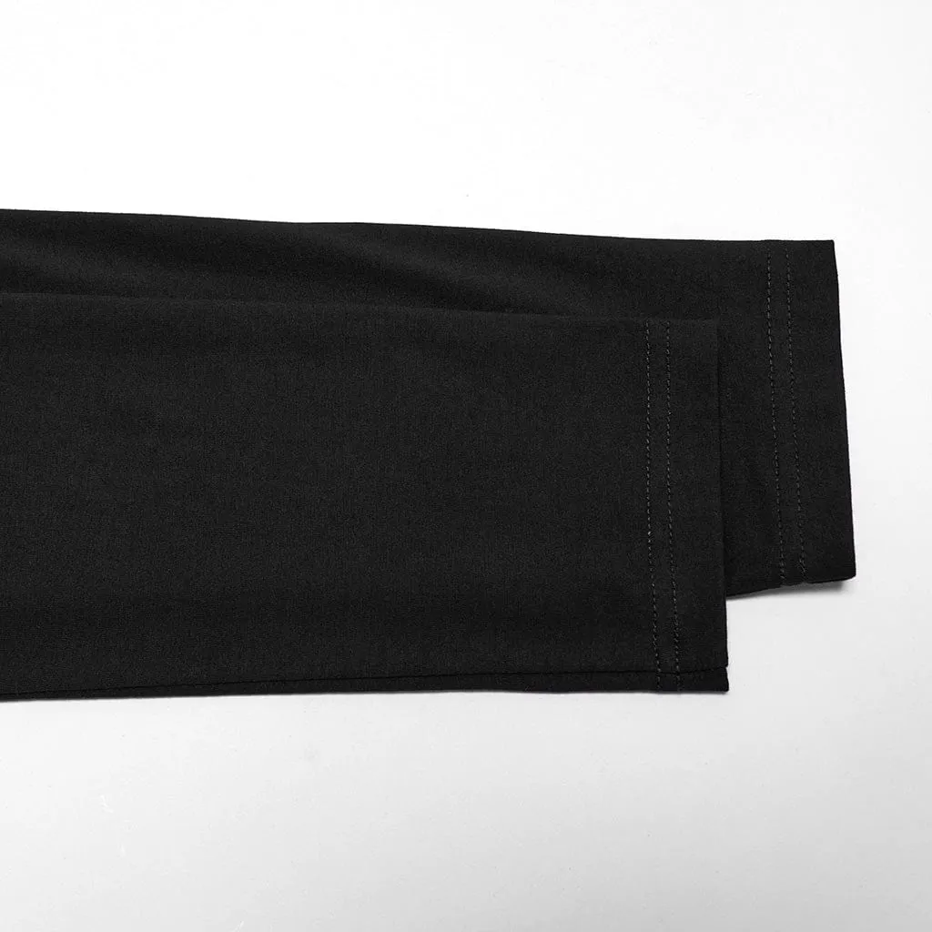 Men's Punk Overlaping Mesh Hoodies
