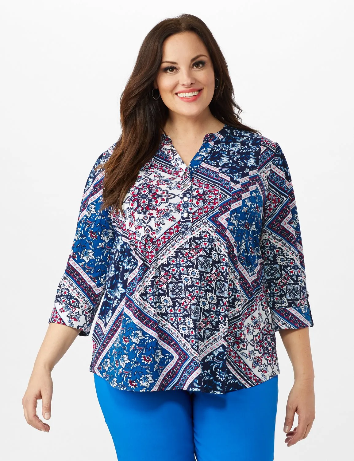 Patchwork Pintuck Popover
