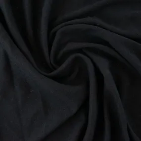Pointelle Cotton Jersey - Black