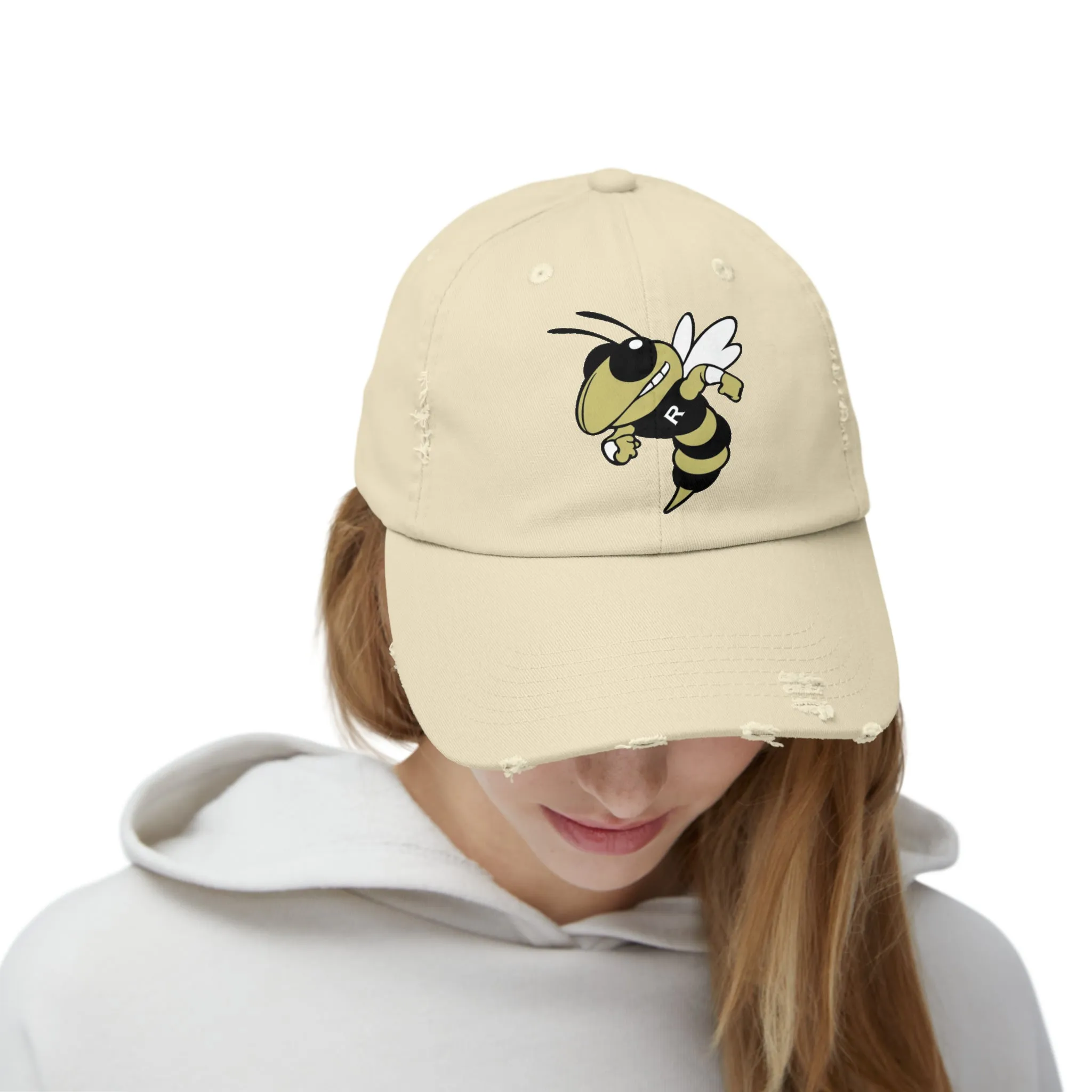Rockmart Jackets School Spirit Unisex Distressed Cap