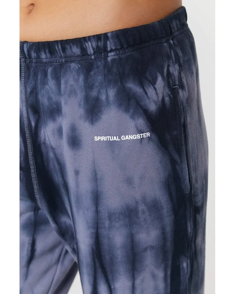 Spiritual Gangster Laguna Sweatpants - Womens - Steel Tie Dye