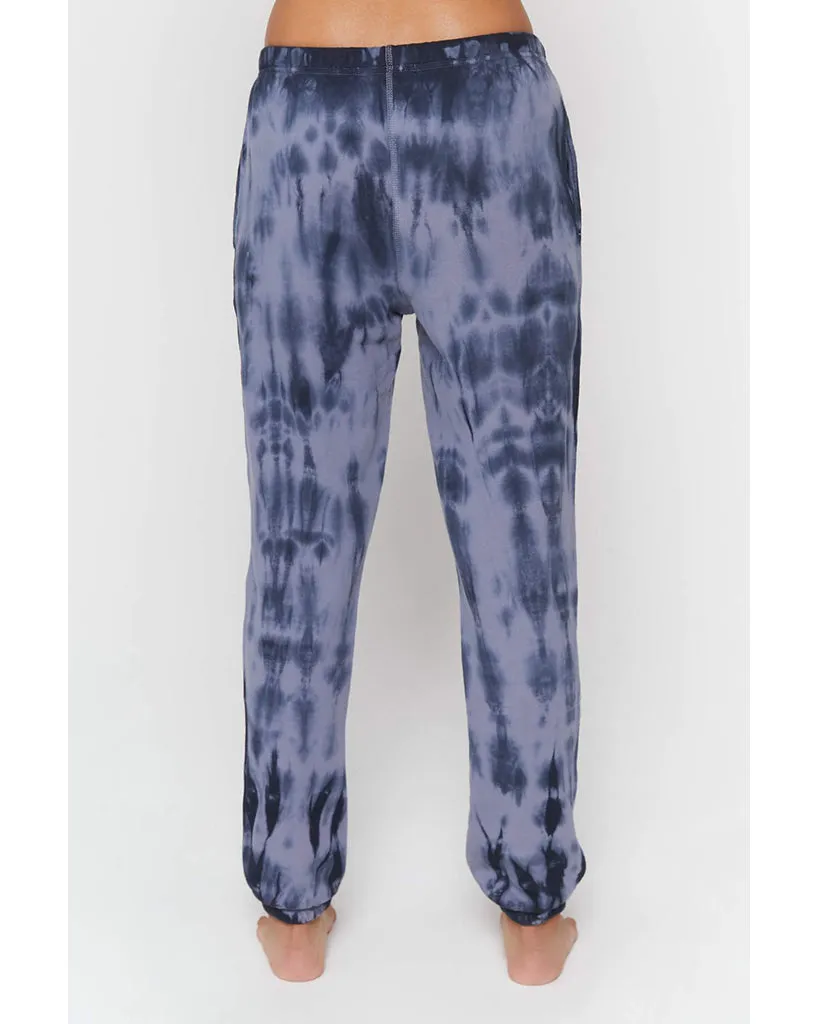 Spiritual Gangster Laguna Sweatpants - Womens - Steel Tie Dye