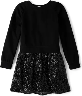 The Children's Place Girls' Long Sleeve Dressy Dresses