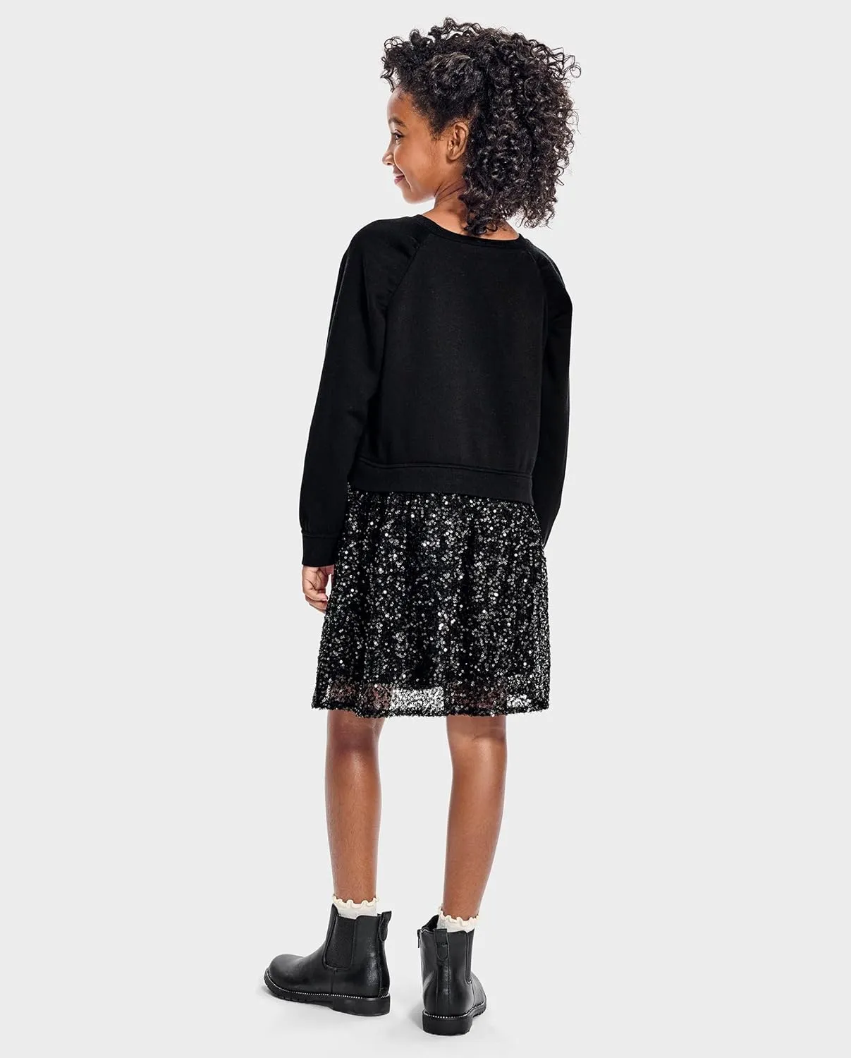 The Children's Place Girls' Long Sleeve Dressy Dresses