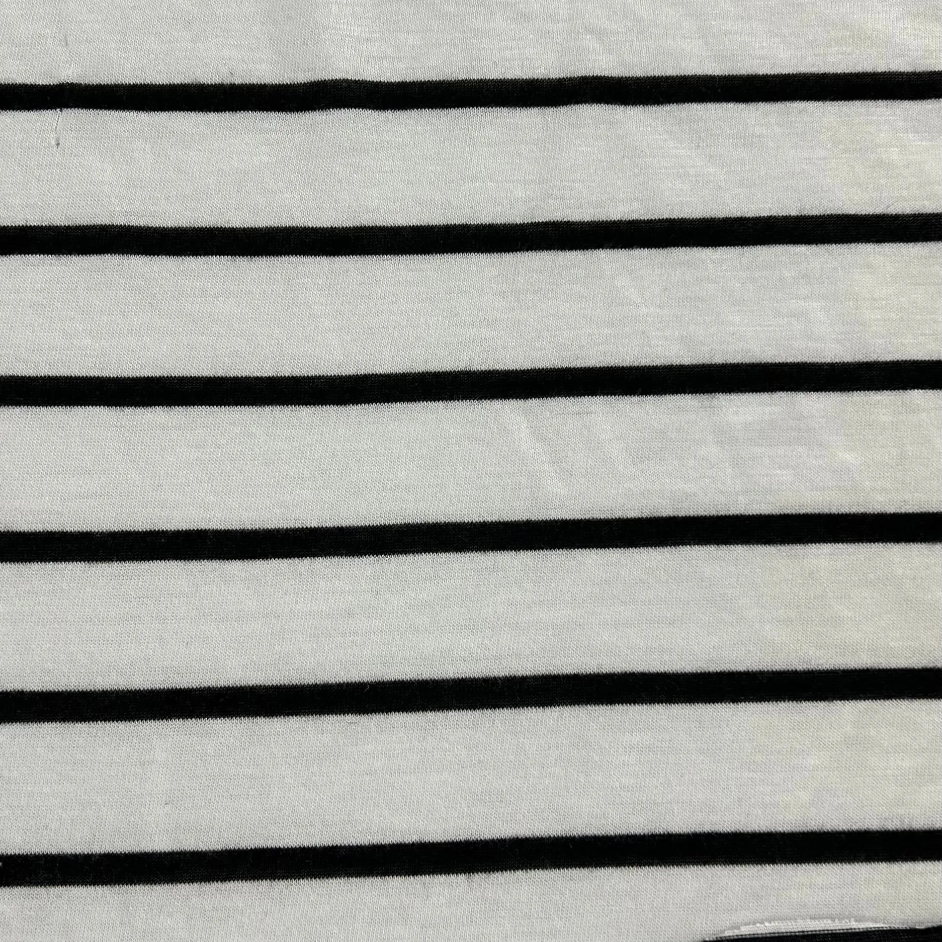 White & Black | Stripe Jersey R|S - SKU 7501D #S/GG